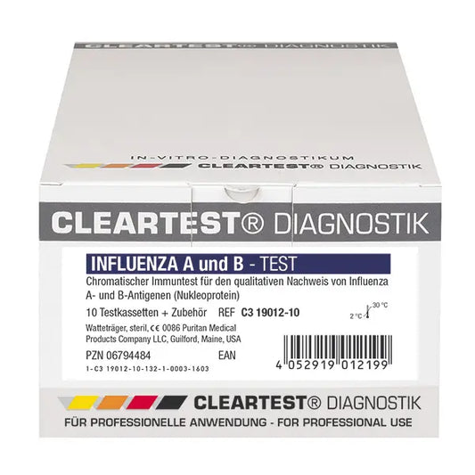 Cleartest Influenza - INFLUENZA ANTIGENE TYPE A AND B RAPID TEST