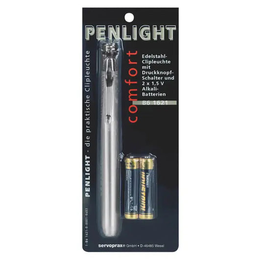 Penlight Comfort made of stainless steel