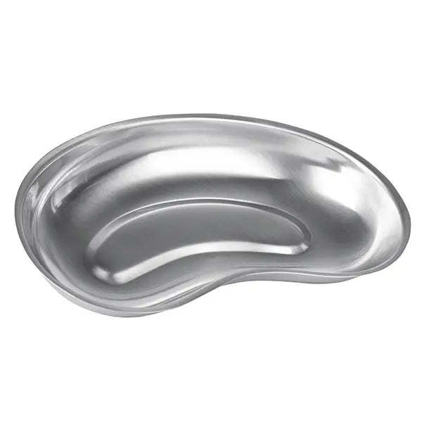 Universal tray - stainless steel - kidney shape