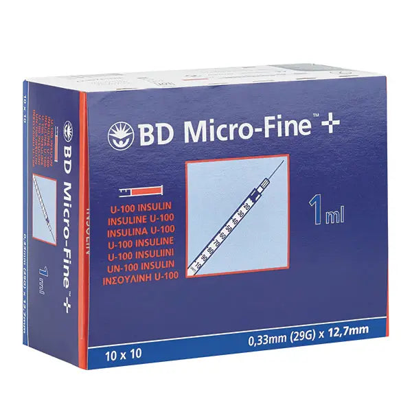 BD Insulin syringes Microfine Plus