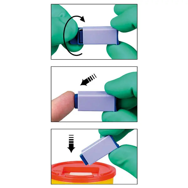 Steri Lance Press II Safety blood lancets