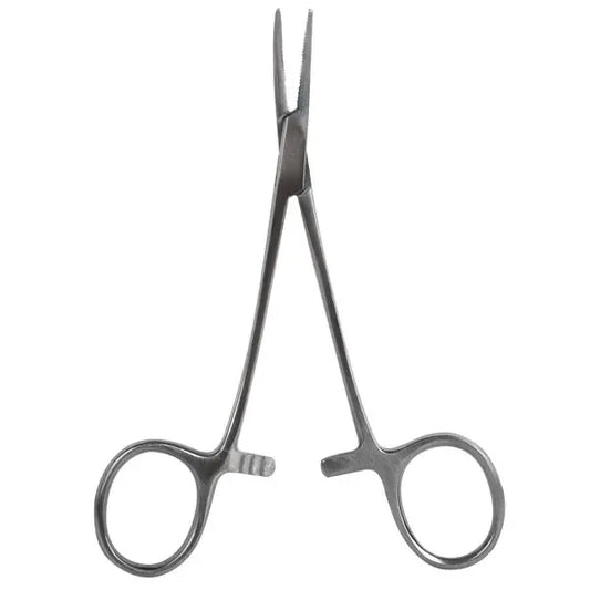 Curved forceps