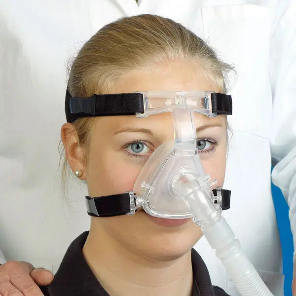 CPAP therapy respiration mask silicone