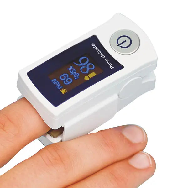 RESQ-Meter finger pulse oximeter