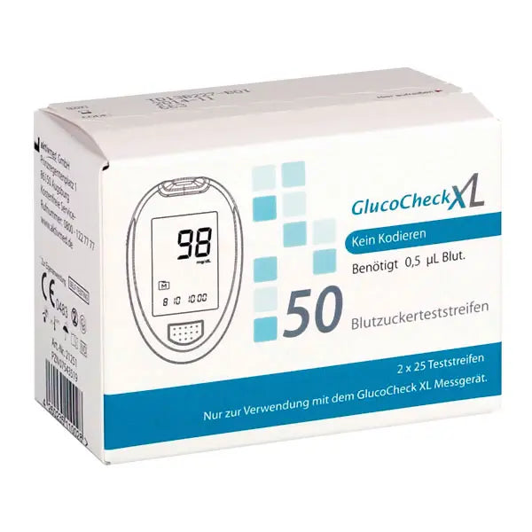 GlucoCheck Blood glucose test strips