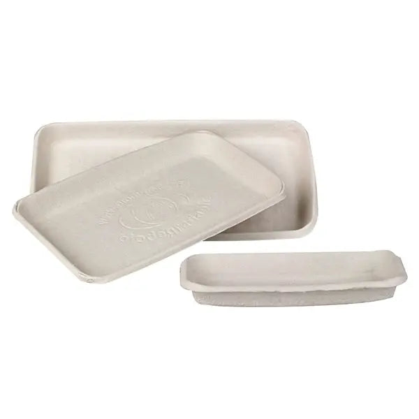 Disposable cellulose trays