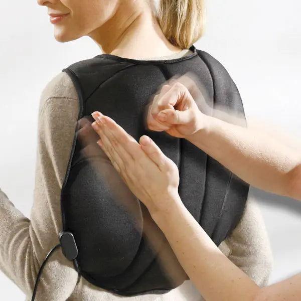 Mobile back and neck massage device