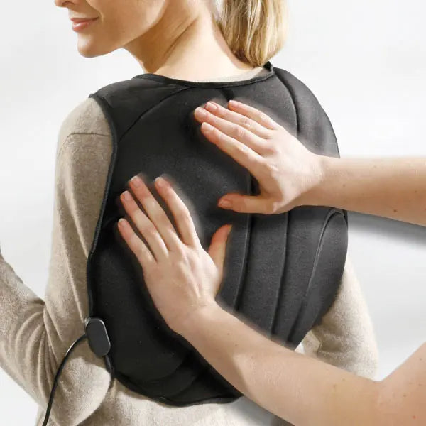 Mobile back and neck massage device