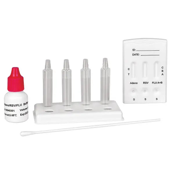 Cleartest Adenovirus  RSV  Influenza A + B  Combined Test