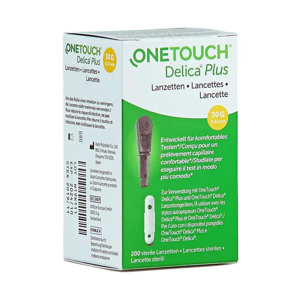 One Touch Delica Plus needle lancets