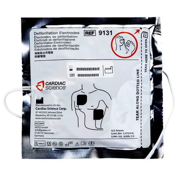 AED electrodes for Cardiac-Science Powerheart G3